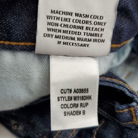 HUDSON extra WIDE LEG FLARE DARK WASH DENIM BOHO JEANS 26 33 long - Picture 14 of 15